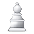 ♙ Emoji Peão de xadrez branco na Samsung One UI 4.0 January 2022.
