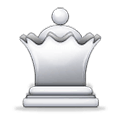 ♕ Emoji Rainha de xadrez branca na Samsung One UI 4.0 January 2022.