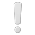 ❕ Emoji Ponto De Exclamação Branco na Samsung One UI 4.0 January 2022.