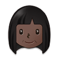 👩🏿 Emoji Frau: dunkle Hautfarbe Samsung One UI 4.0 January 2022.