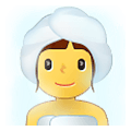 🧖‍♀️ Emoji Frau in Dampfsauna Samsung One UI 4.0 January 2022.