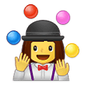 Emoji 🤹‍♀️ Giocoliere Donna su Samsung One UI 4.0 January 2022.