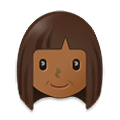 👩🏾 Emoji Mujer: Tono De Piel Oscuro Medio en Samsung One UI 4.0 January 2022.