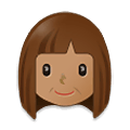 👩🏽 Emoji Mulher: Pele Morena na Samsung One UI 4.0 January 2022.