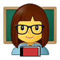 Emoji 👩‍🏫 Professoressa su Samsung One UI 4.0 January 2022.