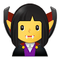 🧛‍♀️ Emoji weiblicher Vampir Samsung One UI 4.0 January 2022.