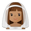 👰🏽‍♀️ Emoji Mulher de véu: Pele Morena na Samsung One UI 4.0 January 2022.