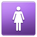 Émoji 🚺 Symbole Toilettes Femmes sur Samsung One UI 4.0 January 2022.