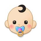 👶🏻 Emoji Bebé: Tono De Piel Claro en Samsung One UI 4.0.