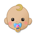 Emoji 👶🏼 Neonato: Carnagione Abbastanza Chiara su Samsung One UI 4.0.