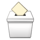 ☐ Emoji Urne mit Wahlzettel Samsung One UI 4.0.