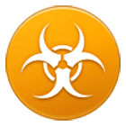 Émoji ☣️ Danger Biologique sur Samsung One UI 4.0.