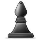 ♝ Emoji Bispo de xadrez preto na Samsung One UI 4.0.