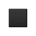 ◾ Emoji mittelkleines schwarzes Quadrat Samsung One UI 4.0.
