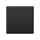 ◼️ Emoji mittelgroßes schwarzes Quadrat Samsung One UI 4.0.