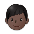 👦🏿 Emoji Niño: Tono De Piel Oscuro en Samsung One UI 4.0.