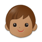 Emoji 🧒🏽 Bimbo: Carnagione Olivastra su Samsung One UI 4.0.