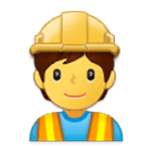 👷 Emoji Trabalhador De Construção Civil na Samsung One UI 4.0.