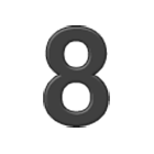 8️ Emoji Numero ocho en Samsung One UI 4.0.