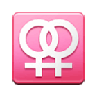 ⚢ Emoji Doppel-Emblem für Damen Samsung One UI 4.0.