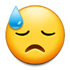 Emoji 😓 Faccina Sudata su Samsung One UI 4.0.