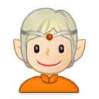 🧝🏻 Emoji Elfo: Tono De Piel Claro en Samsung One UI 4.0.