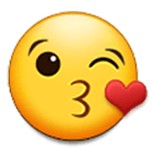 Emoji 😘 Faccina Che Manda Un Bacio su Samsung One UI 4.0.
