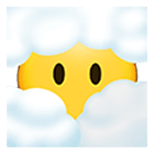 Emoji 😶‍🌫️ Faccia Tra Le Nuvole su Samsung One UI 4.0.