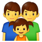Émoji 👨‍👨‍👧 Famille : Homme, Homme Et Fille sur Samsung One UI 4.0.