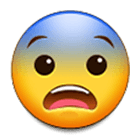😨 Emoji Rosto Amedrontado na Samsung One UI 4.0.