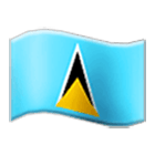 🇱🇨 Emoji Bandera: Santa Lucía en Samsung One UI 4.0.