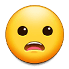 😦 Emoji Rosto Franzido Com Boca Aberta na Samsung One UI 4.0.