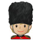 💂🏼 Emoji Guardia: Tono De Piel Claro Medio en Samsung One UI 4.0.