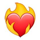 ❤️‍🔥 Emoji Corazón en el fuego en Samsung One UI 4.0.