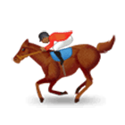 🏇🏾 Emoji Corrida De Cavalos: Pele Morena Escura na Samsung One UI 4.0.