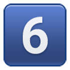Emoji 6️⃣ Tasto: 6 su Samsung One UI 4.0.