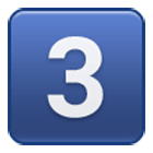 3️⃣ Emoji Tecla: 3 na Samsung One UI 4.0.