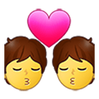 Emoji 💏 Bacio Tra Coppia su Samsung One UI 4.0.