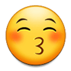 😚 Emoji Cara Besando Con Los Ojos Cerrados en Samsung One UI 4.0.