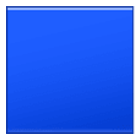 🟦 Emoji blaues Viereck Samsung One UI 4.0.
