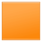 🟧 Emoji oranges Viereck Samsung One UI 4.0.