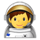 Emoji 👨‍🚀 Astronauta Uomo su Samsung One UI 4.0.