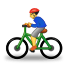 Émoji 🚴‍♂️ Cycliste Homme sur Samsung One UI 4.0.