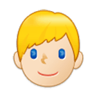 Émoji 👱🏻‍♂️ Homme Blond : Peau Claire sur Samsung One UI 4.0.