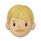 👨🏼 Emoji Hombre: Tono De Piel Claro Medio en Samsung One UI 4.0.