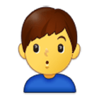 🙎‍♂️ Emoji Homem Fazendo Bico na Samsung One UI 4.0.