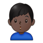 🙎🏿‍♂️ Emoji Hombre Haciendo Pucheros: Tono De Piel Oscuro en Samsung One UI 4.0.
