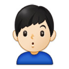 Emoji 🙎🏻‍♂️ Uomo Imbronciato: Carnagione Chiara su Samsung One UI 4.0.