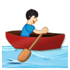 Émoji 🚣🏻‍♂️ Rameur Dans Une Barque : Peau Claire sur Samsung One UI 4.0.
