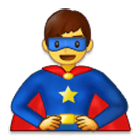 🦸‍♂️ Emoji Homem Super-herói na Samsung One UI 4.0.